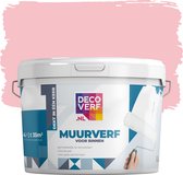 Decoverf muurverf mat, marshmallow roze, 4L