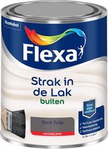 Flexa Strak in de Lak - Buitenlak - Hoogglans - Dark Tulip - 750 ml