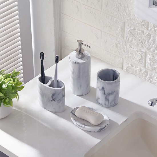 Set d'accessoires de salle de bain, largement adapté aux matériaux de haute  qualité de... | bol