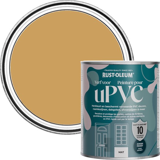 Rust-Oleum Geel Verf voor PVC - Dijon 750ml