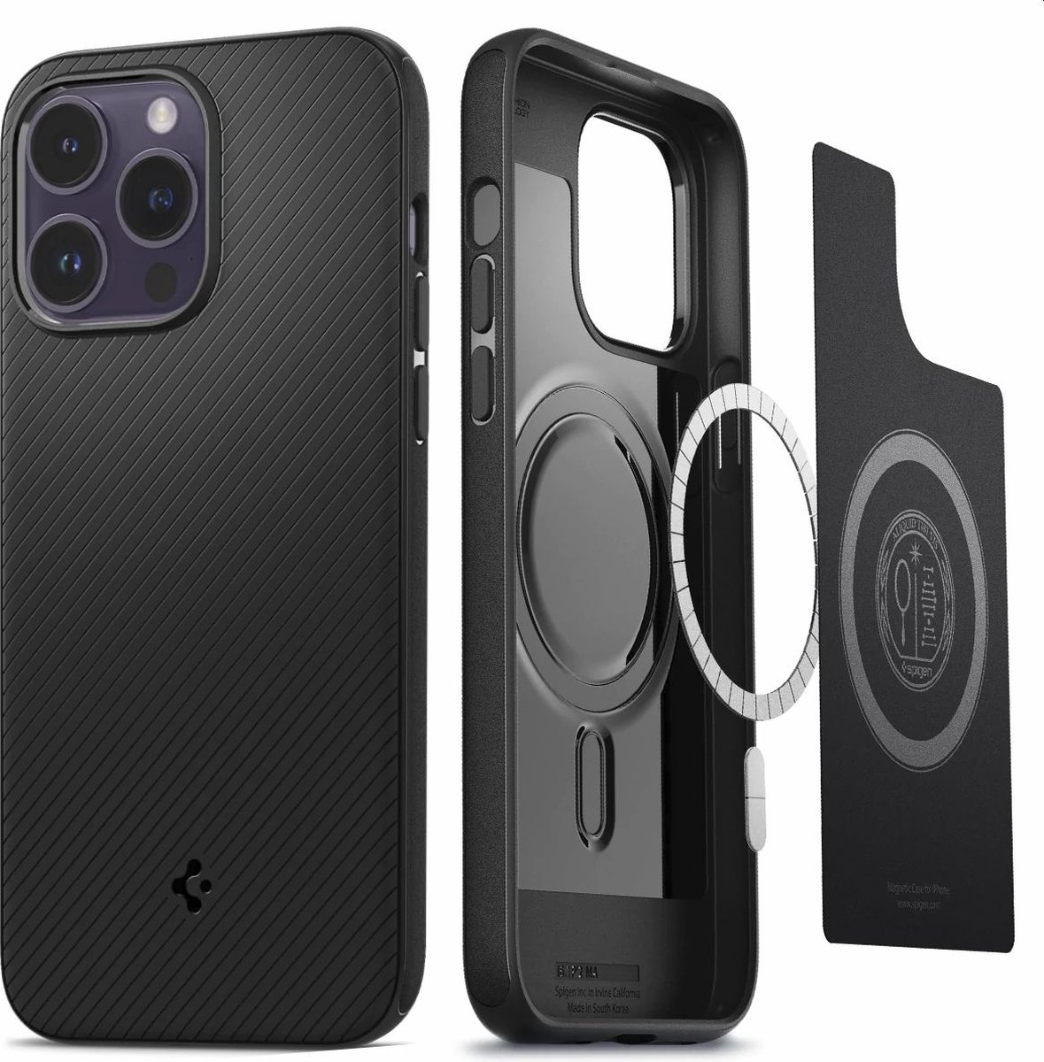 Spigen Mag Armor Case hoesje voor iPhone 14 Pro - zwart Magfit