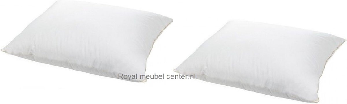 Classic - Hoofdkussen - Medium - Synthetisch - 60 x 70 cm - 2 stuks
