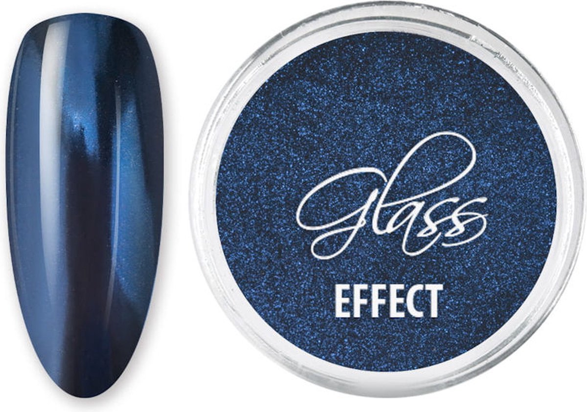 Goedkoopste DRM Nail Art Spiegel Effect Nagelpoeder Glass Effect Navy 11