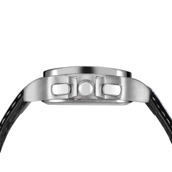 Montre Automatique Soraro Argent | Imperméable à l'eau | Coffret cadeau | Argent| Montres automatiques | Remontoir de montre automatique | Cuir | Hommes de Montre Garçons Hommes | Saint-Nicolas | Black Friday | Noël | cadeau de Noël