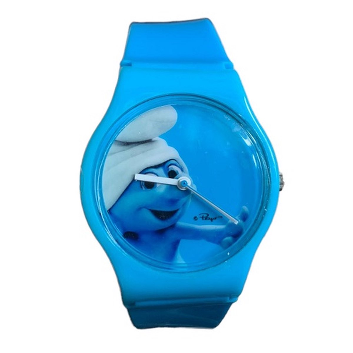 Smurfen horloge voor kinderen (klungelsmurf)