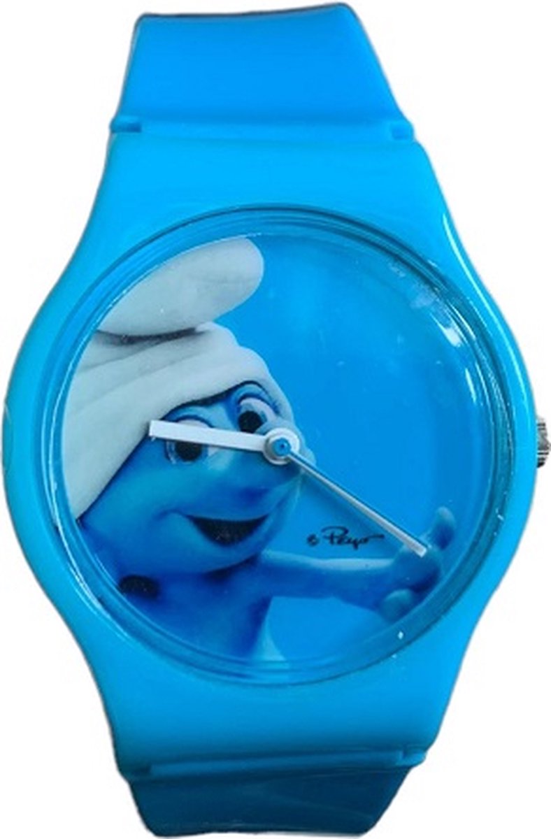 Smurfen horloge voor kinderen (klungelsmurf)
