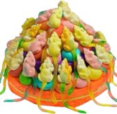 Snoeptaart - Muizen - Kinderfeestje - Uitdeelcadeau - 30 traktaties - Glutenvrij - In cadeauverpakking met gekleurd krullint