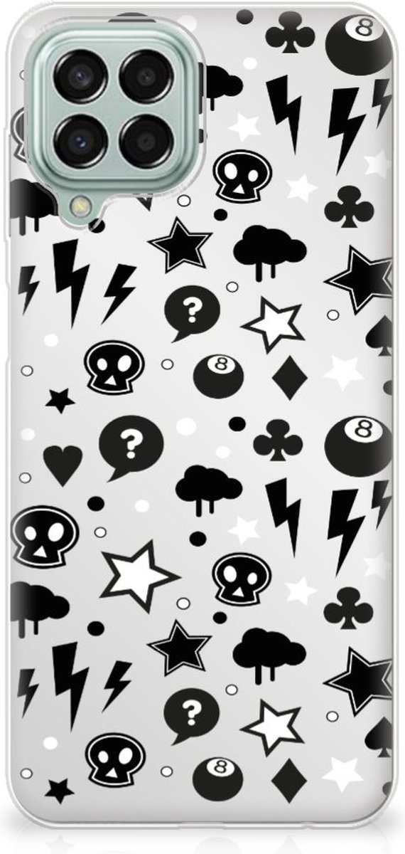 Silicone Back Case Samsung Galaxy M33 Silver Punk
