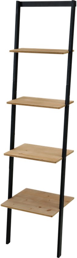 Open kast met 2 laden Sampont 06, beige / licht eiken, 170 x 80 x 42 cm, met 9 vakken en ABS randen, professioneel afgewerkt, hoogwaardige materialen