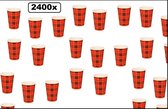 2400x Gobelet en karton Scotty rouge 180cc - tasses à café fun sucre lait bureau festival soupe thé joyeux festival bureau fun