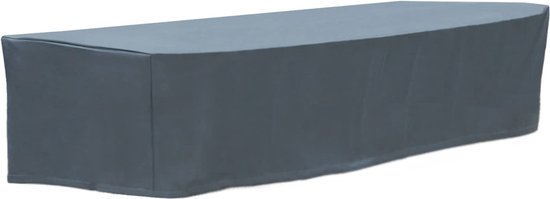 Jianghu Art Hoes voor tuinmeubelen, 240 x 160 x 100 cm tuinbank outdoor tafelhoes, waterdichte terrastafelhoezen 600D zwaar belastbare rotan tuinmeubelhoezen winddicht anti-UV
