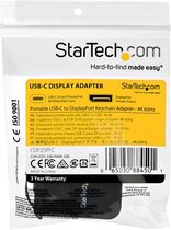 StarTech.com Portable USB-C adaptateur DisplayPort avec raccordement Quick fob clé