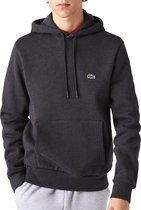 Lacoste heren hoodie sweatshirt - antraciet grijs - Maat: XL