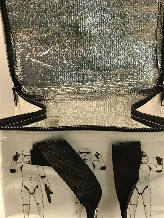 Kleine lunch/sixpack koeltas - Stormtrooper print - 21 x 16 cm - 4,7 L van Klein — afbeelding 2
