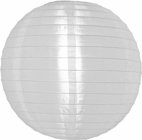 LaLieFraXL-Lampion-nylon-20 cm-wit-kwaliteit voor binnen en buiten