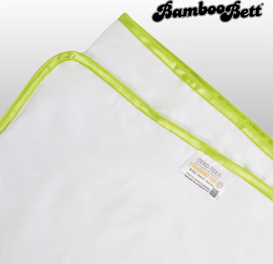 Bamboo Bett - 100% Bamboe zomerdekbed - Heerlijk Koel & Fris bamboe dekbed - Licht, soepel, absorberend, ventilerend zomer dekbed - 140x220 cm - Eenpersoons