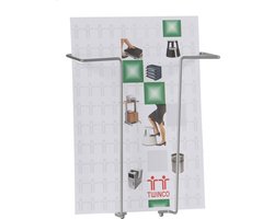 2 stuks Wand brochurehouder draadmodel A4 Folderhouder Folderrek A4 formaat tijdschrifthouder