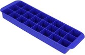 IJsblokjesvorm - 24 IJsblokjes  - Herbruikbaar - IJsvormpjes Maker - IJsklontjes vorm Herbruikbaar - 26x8,5x2,5cm blauw