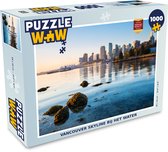 Puzzel Vancouver skyline bij het water - Legpuzzel - Puzzel 1000 stukjes volwassenen