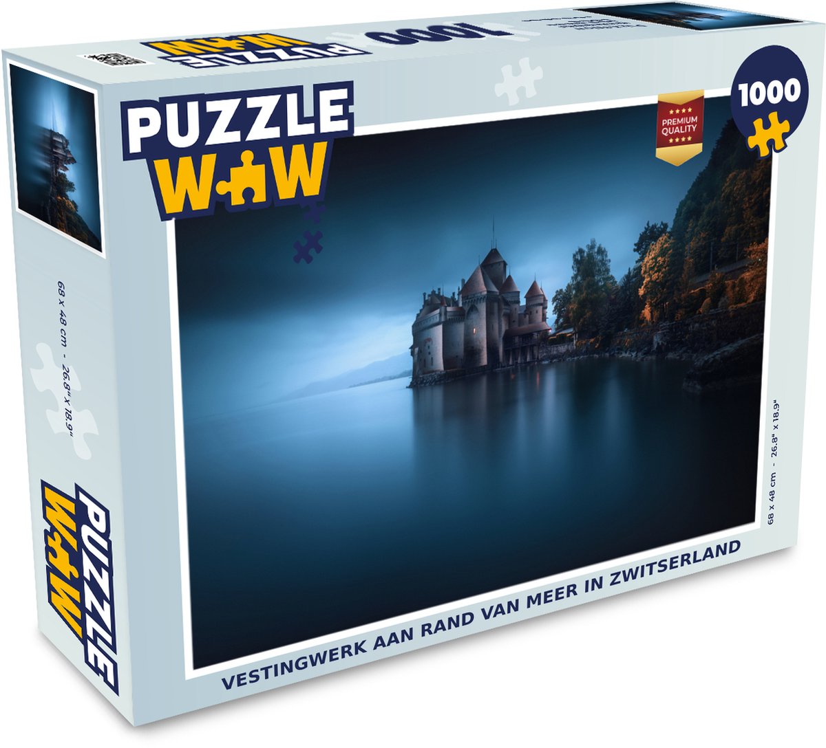 Puzzel Vestingwerk aan rand van meer in Zwitserland - Legpuzzel - Puzzel  1000 stukjes... | bol.com