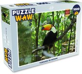Puzzel Toekan in boom - Legpuzzel - Puzzel 1000 stukjes volwassenen