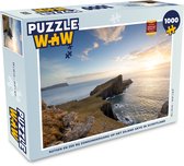 Puzzel Rotsen en zee bij zonsondergang op het eiland Skye in Schotland - Legpuzzel - Puzzel 1000 stukjes volwassenen