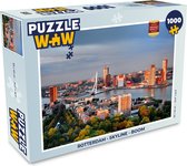 Puzzel Rotterdam - Skyline - Boom - Legpuzzel - Puzzel 1000 stukjes volwassenen