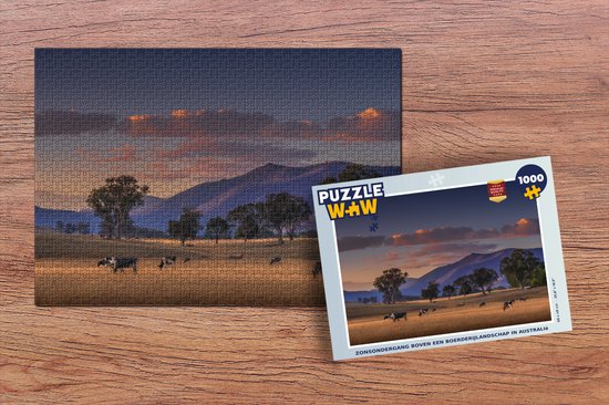 Puzzle Arbre - Berg - Vache - Puzzle - Puzzle 1000 pièces adultes