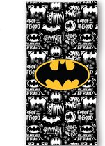 Batman handdoek - 140 x 70 cm. - Bat-Man strandlaken