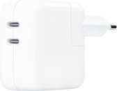 Originele Apple - 35W - Dual Power Adapter - 2x USB-C Poorten - Wit