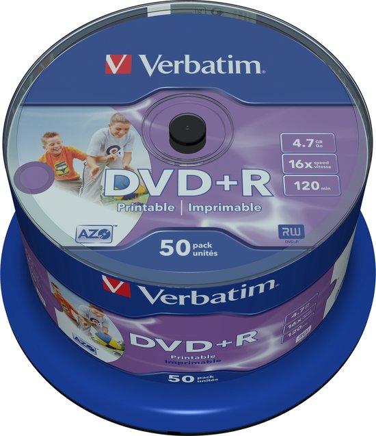 Verbatim - 50 x DVD+R - 4.7 GB 16x