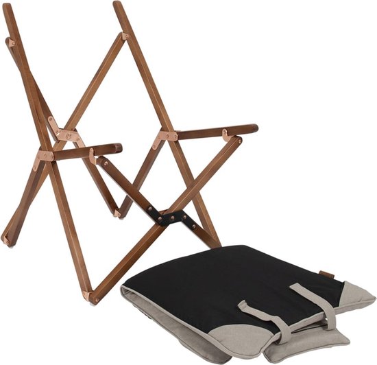 Bo-Camp Urban Outdoor Relaxstoel Bloomsbury Comfort Grijs