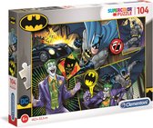 Clementoni - Puzzel 104 Stukjes Batman, Kinderpuzzels, 6-8 jaar, 25708
