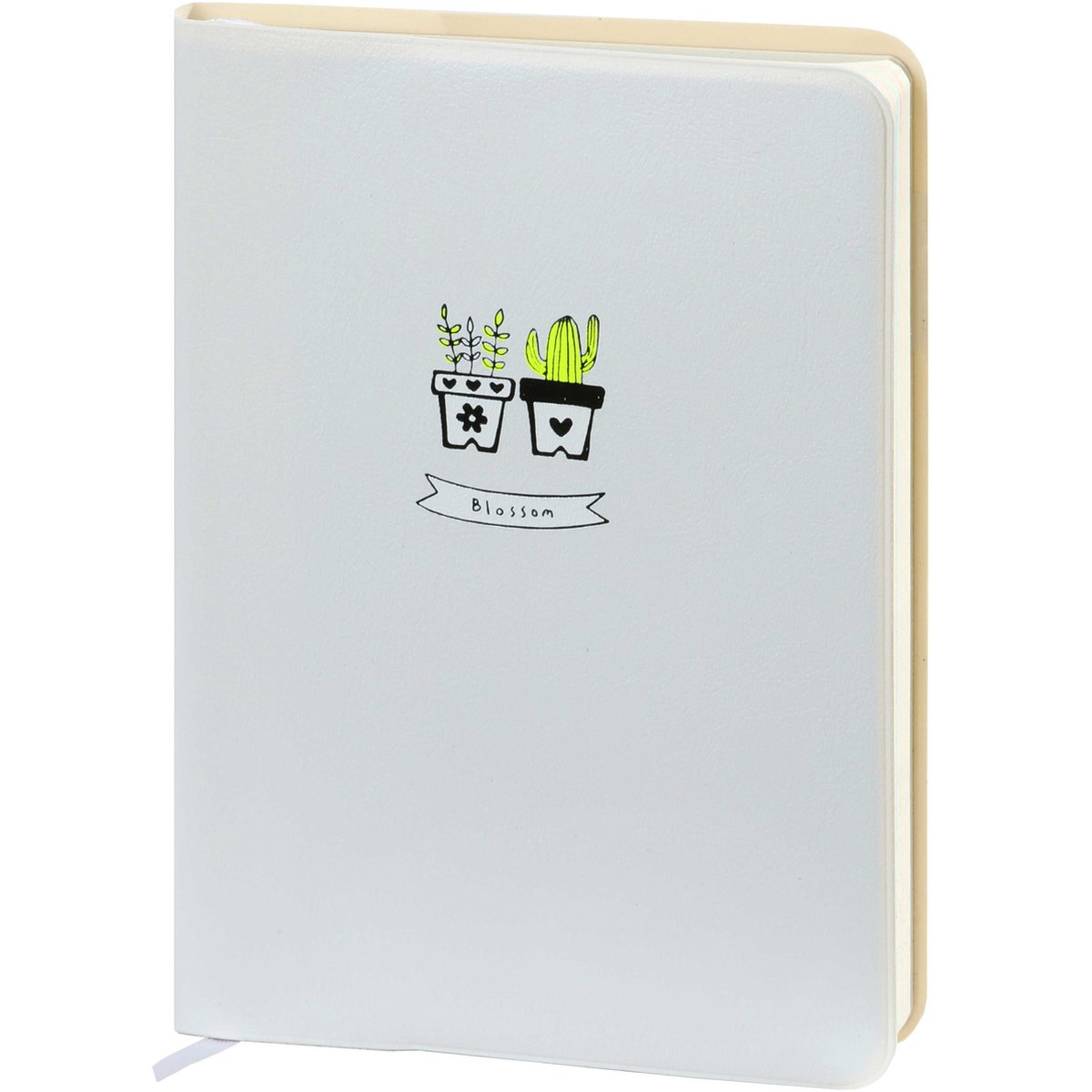 Kalpa D6066-3 A6 Agenda-Notebook Blossom 17 x 12 cm Soft White 226 p