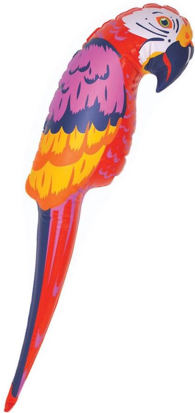Opblaas papegaai 66cm