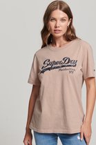 Superdry Studios LonglineDuvet Dames T-shirt - Maat XS