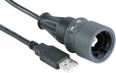 USB-kabel aan beide zijden vergrendelbaar PXP6040/B/2M00 Type B (vergrendeling) naar type A PXP6040/B/2M00 Bulgin 1 stu
