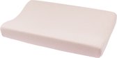 Meyco Baby Uni aankleedkussenhoes - badstof - soft pink - 50x70cm