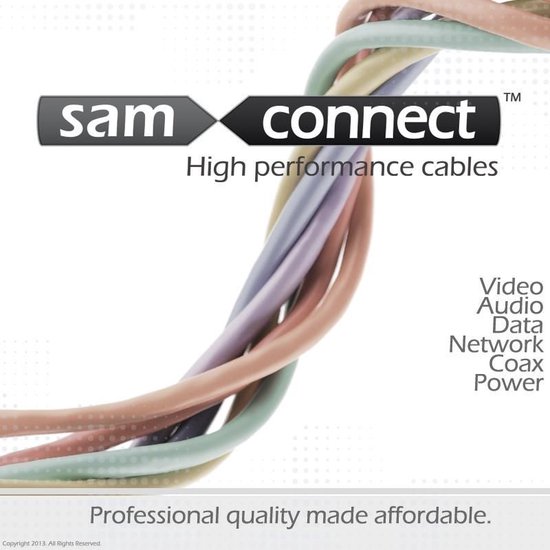 SCART kabel, 5m, m/m | Signaalkabel | sam connect kabel - sam connect