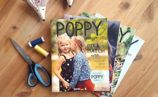 Poppy magazine 16 - Naaipatronen voor kinderen - patroon om te naaien