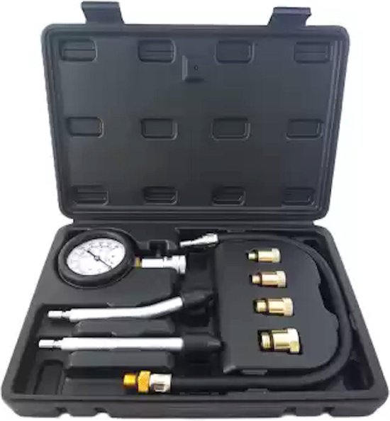 Compressietester Voor Benzinemotor - Compressie Tester - Auto Test Kit - Benzinemotoren - 0-300 PSI