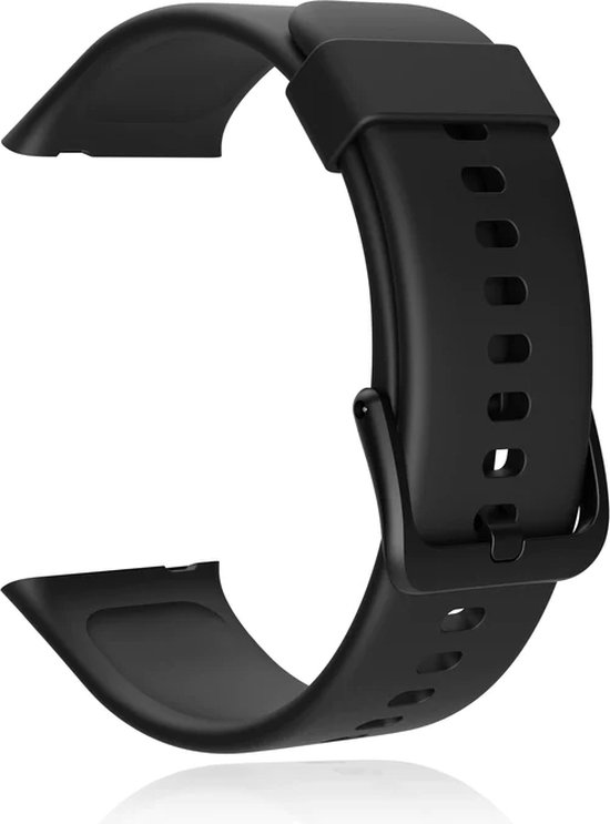 Smartwatch-Trends S207 - Bracelet de Montre de Remplacement - Bracelet en Siliconen - 44mm - Zwart