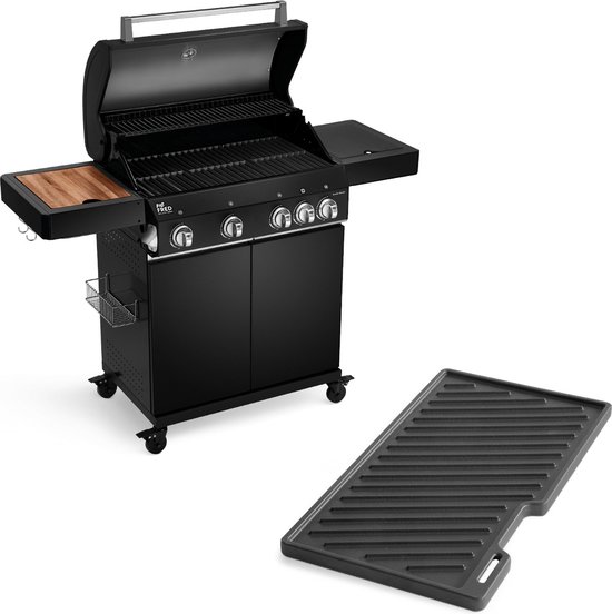 Burnhard Gas BBQ Big FRED Deluxe 4 Branders Incl. Keramische