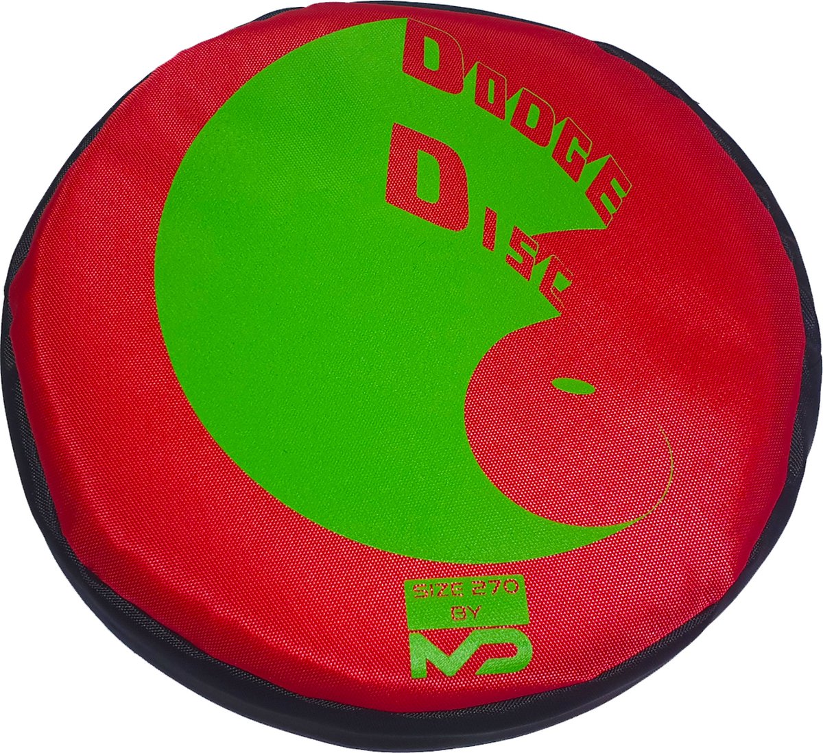 MD Sport - DodgeDisc rood groot - Veilige frisbee - Trefbal frisbee - Dodgebee