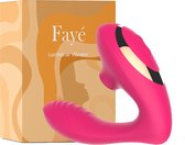Essential Pleasure Fayé 2 in 1 Vibrator - Roze