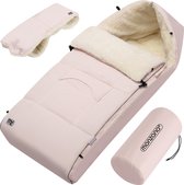 Monzana Baby Voetenzak – Ritssluiting Wasbaar 90x60cm - Roze