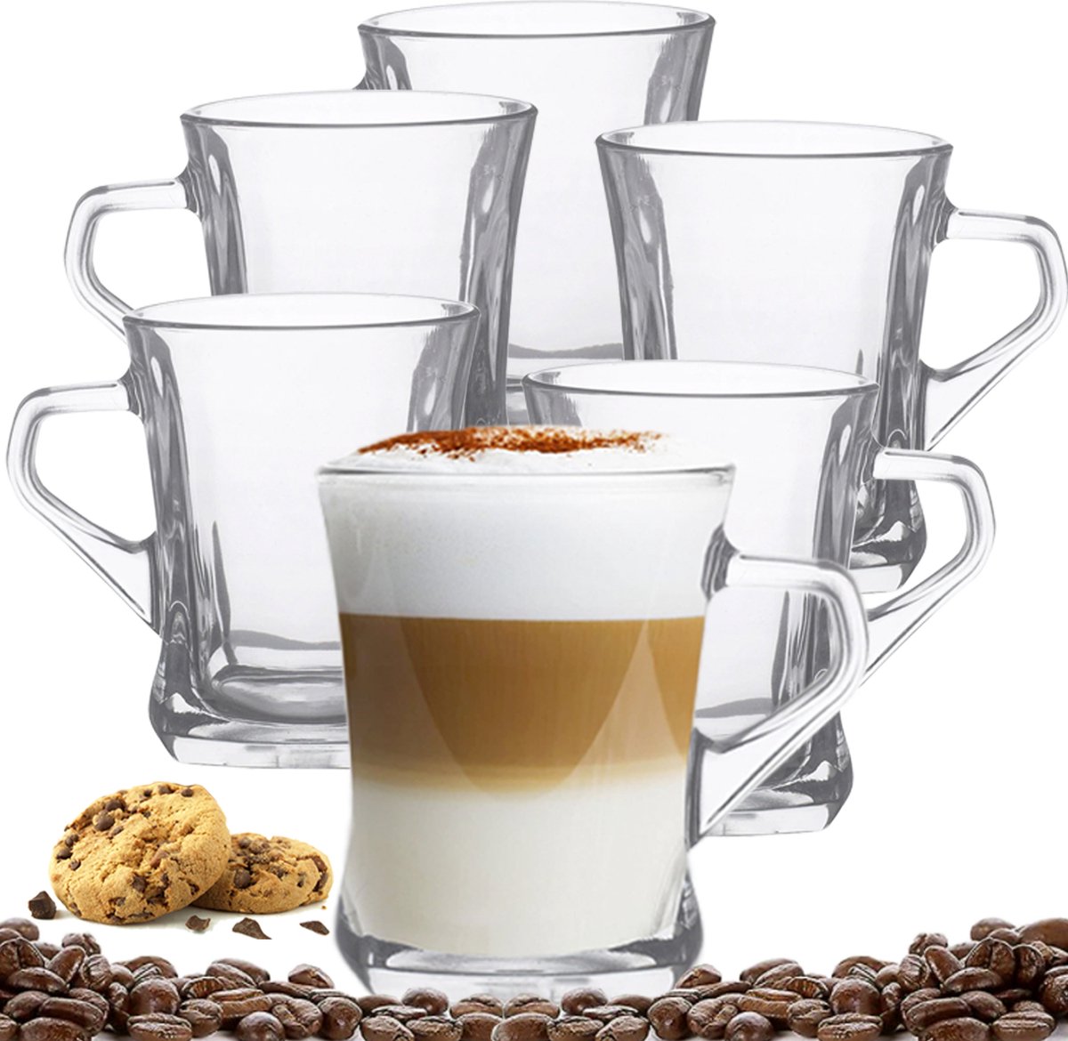 Latte Macchiato de Luxe - Verres à Verres à café - Verres à Cappuccino -  Tasse à