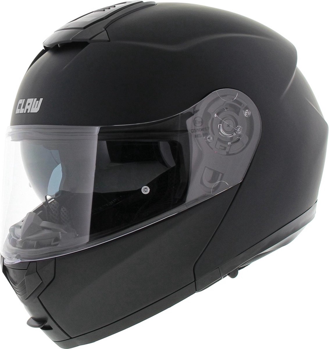 Claw Travel-X systeemhelm mat zwart S 55-56 cm voor motor en scooter