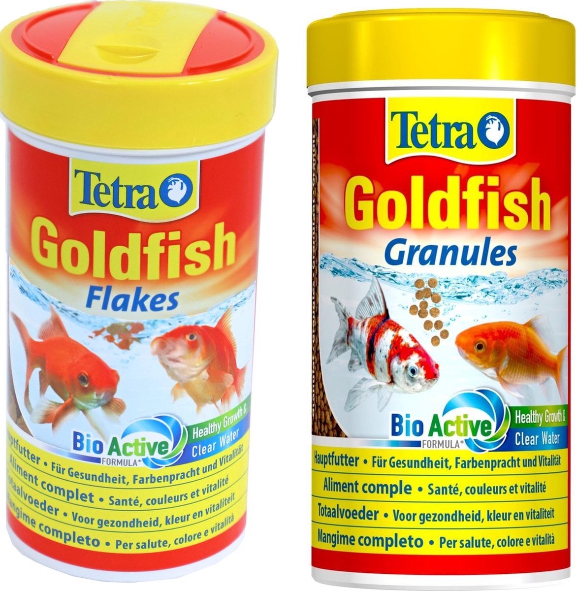 Tetra - Goldfish Flakes + Goldfish Granules - Vissenvoer - 2x 250 ml - Combideal