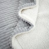 Beautissu Sherpa Deken 220 x 240cm Elisa - Extra Zachte Fleece Deken